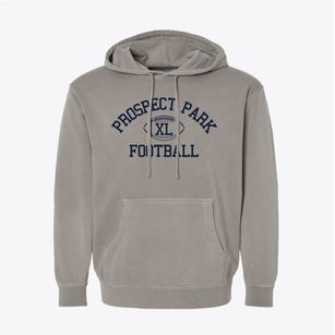 Prospect Park Bnos Leah Yeshiva Classic Football Pigment-Dyed Hoodie