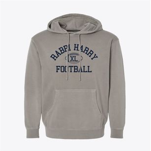 Rabbi Harry Halpern Day School Classic Football Pigment-Dyed Hoodie
