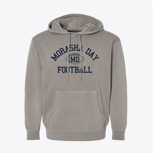 Morasha Day School Classic Football Pigment-Dyed Hoodie