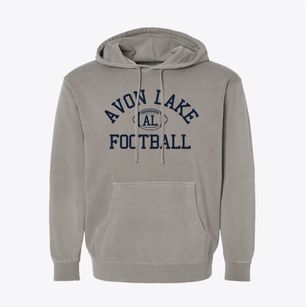 Avon Lake High School Classic Football Pigment-Dyed Hoodie