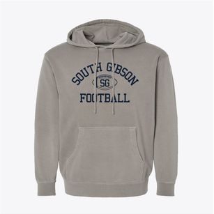 South Gibson Classic Football Pigment-Dyed Hoodie