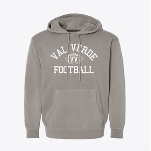 Val Verde Christian Academy Classic Football Pigment-Dyed Hoodie