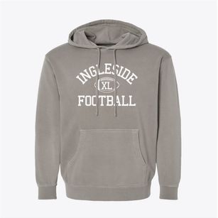 Ingleside High School Classic Football Pigment-Dyed Hoodie