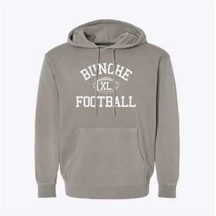 Bunche Early Childhood Center Classic Football Pigment-Dyed Hoodie