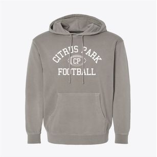 Citrus Park Christian School Classic Football Pigment-Dyed Hoodie