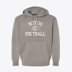 Notus School Classic Football Pigment-Dyed Hoodie