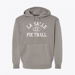 La Salle High School Classic Football Pigment-Dyed Hoodie