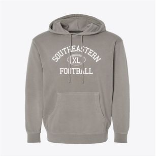 Southeastern High School Classic Football Pigment-Dyed Hoodie