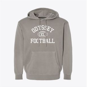 Odyssey Charter School Classic Football Pigment-Dyed Hoodie