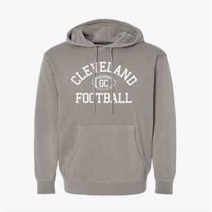 Grover Cleveland High School Classic Football Pigment-Dyed Hoodie