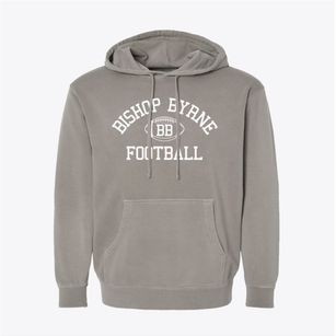 Bishop Byrne High School Classic Football Pigment-Dyed Hoodie