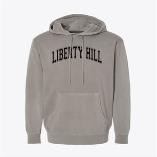 Liberty Hill High School Varsity Arch Pigment-Dyed Hoodie