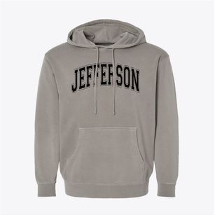 Jefferson Middle School Varsity Arch Pigment-Dyed Hoodie