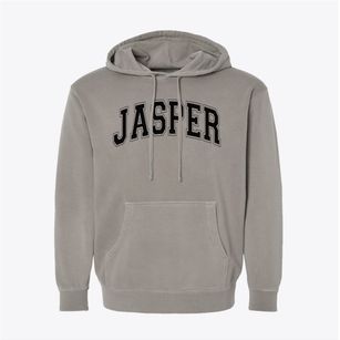 Jasper High School Varsity Arch Pigment-Dyed Hoodie