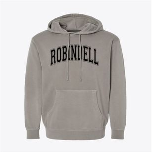 Robindell Private School Varsity Arch Pigment-Dyed Hoodie