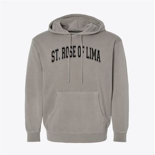 Saint Rose Of Lima School Varsity Arch Pigment-Dyed Hoodie