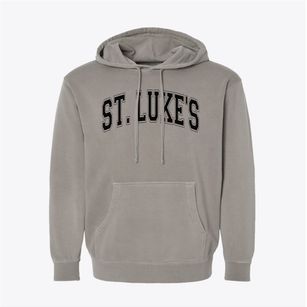 Saint Luke's Lutheran School Varsity Arch Pigment-Dyed Hoodie