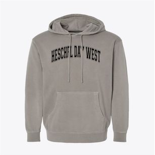 Heschel Day School West Varsity Arch Pigment-Dyed Hoodie