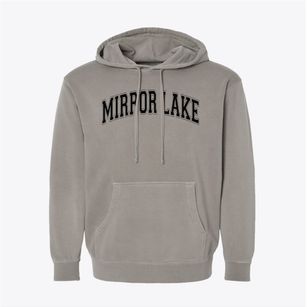 Mirror Lake Elementary School Varsity Arch Pigment-Dyed Hoodie