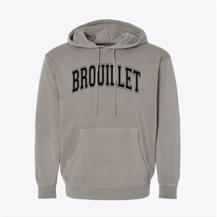 Brouillet Elementary School Varsity Arch Pigment-Dyed Hoodie