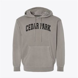 Cedar Park Christian School Varsity Arch Pigment-Dyed Hoodie
