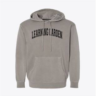 Learning Garden School Varsity Arch Pigment-Dyed Hoodie