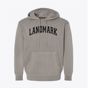 Landmark Christian Academy Varsity Arch Pigment-Dyed Hoodie