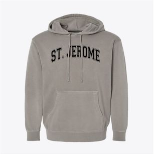 Saint Jerome School Varsity Arch Pigment-Dyed Hoodie