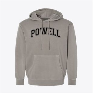 Powell Middle School Varsity Arch Pigment-Dyed Hoodie