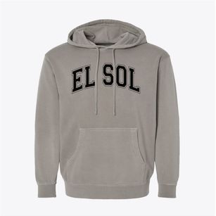 El Sol Academy Varsity Arch Pigment-Dyed Hoodie