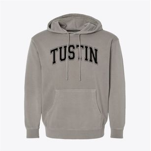 Tustin Memorial Elementary School Varsity Arch Pigment-Dyed Hoodie