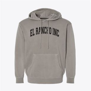 El Rancho School Inc Varsity Arch Pigment-Dyed Hoodie