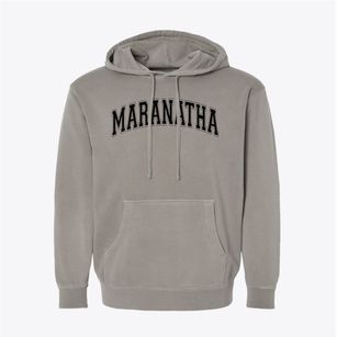 Maranatha Christian School Varsity Arch Pigment-Dyed Hoodie