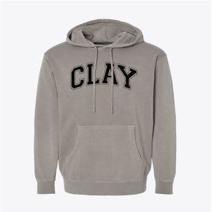 Clay Elementary School Varsity Arch Pigment-Dyed Hoodie