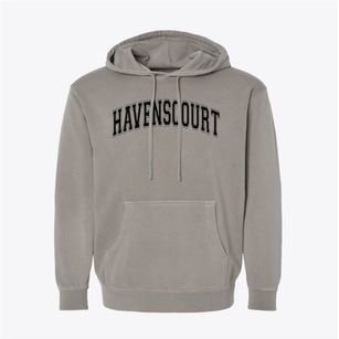 Havenscourt Junior High School Varsity Arch Pigment-Dyed Hoodie