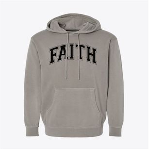 Faith Christian School Varsity Arch Pigment-Dyed Hoodie
