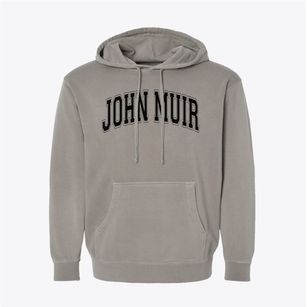 John Muir Elementary School Varsity Arch Pigment-Dyed Hoodie