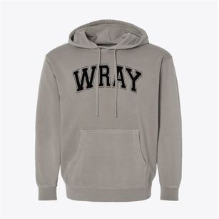 Wray High School Varsity Arch Pigment-Dyed Hoodie