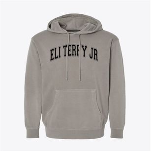 Eli Terry Jr Middle School Varsity Arch Pigment-Dyed Hoodie