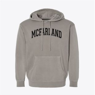 Mcfarland Park Center Varsity Arch Pigment-Dyed Hoodie