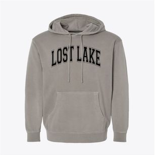 Lost Lake Elementary School Varsity Arch Pigment-Dyed Hoodie