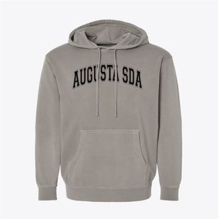 Augusta Sda Christian School Varsity Arch Pigment-Dyed Hoodie