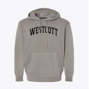 Westcott Elementary School Varsity Arch Pigment-Dyed Hoodie