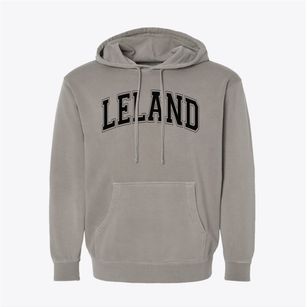 Leland School Varsity Arch Pigment-Dyed Hoodie
