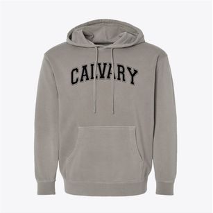 Calvary Baptist Christian School Varsity Arch Pigment-Dyed Hoodie