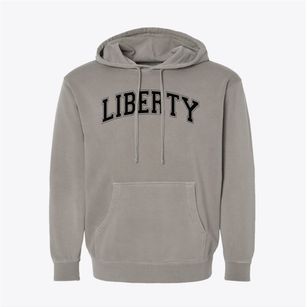 Liberty Christian Academy Varsity Arch Pigment-Dyed Hoodie