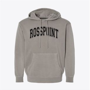 Rosspoint Varsity Arch Pigment-Dyed Hoodie