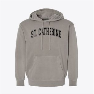 Saint Catherine Of Siena School Varsity Arch Pigment-Dyed Hoodie