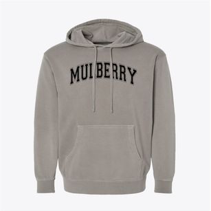 Mulberry Helm Alternative Education Varsity Arch Pigment-Dyed Hoodie