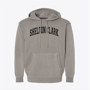 Sheldon Clark High School Varsity Arch Pigment-Dyed Hoodie